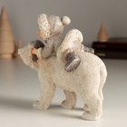 Фигурка полистоун «Ребёнок на белом мишке», 13.5×6×12.5 см - Фото 5