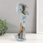 Фигура полистоун «Золотая девушка в вихре», 17×9×27.5 см - фото 24716553