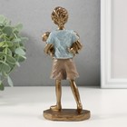 Фигурка полистоун «Мальчик со своими любимцами - щенками», 7.5×4.5×16.5 см - Фото 3