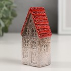Сувенир керамика "Домик с красной черепицей" 3,2х4,2х10,4 см - фото 24716594
