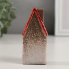 Сувенир керамика "Домик с красной черепицей" 3,2х4,2х10,4 см - фото 24716595