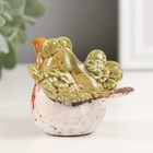 Сувенир керамика "Птичка с раскрытыми крылышками" 6,7х7,7х5,9 см - фото 24716629