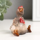 Сувенир керамика "Петушок сидит" 4х6,4х6,8 см - фото 24716631