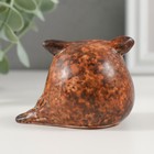 Сувенир керамика "Совёнок утром" 5,7х5,4х7,8 см - фото 24705282