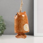 Колокольчик керамика "Рыжий котик" 5,2х5,2х7,4 см - фото 24716686