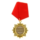 Орден на подложке «Заслуженная юбилярша», 5 х 10 см - фото 320884231
