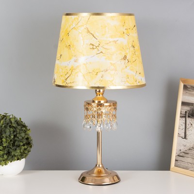 Лампа настольная «Селия» 1×40 Вт Е27 золото 30×30×51 см