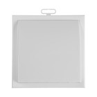 Выход стенной ZEIN, 190х190 мм, с фланцем d=125/150/60х120 мм, с обратным клапаном, белый - фото 24691362