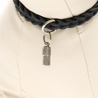 Адресник - капсула под записку, 0.8×2.1 см, рельефный, металл - Фото 4