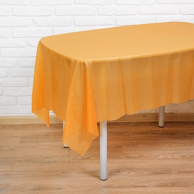 Скатерть на стол «Праздничный стол», 137×183 см, цвет оранжевый