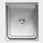 Крышка к гастроёмкости GN 2/1 Hanna Knövell, 65.4×53.3 см, толщина 0.6 мм, нержавеющая сталь - Фото 2