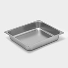 Гастроёмкость GN 2/3 Hanna Knövell, 65 мм, 35.5×32.5×6.5 см, толщина 0.6 мм, нержавеющая сталь - Фото 3
