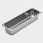 Гастроёмкость GN 2/4 Hanna Knövell, 100 мм, 53×16.4×10 см, толщина 0.6 мм, нержавеющая сталь - Фото 3