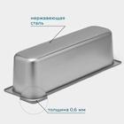Гастроёмкость GN 2/4 Hanna Knövell, 150 мм, 53×16.4×15 см, толщина 0.6 мм, нержавеющая сталь - Фото 4
