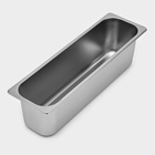 Гастроёмкость GN 2/4 Hanna Knövell, 150 мм, 53×16.4×15 см, толщина 0.6 мм, нержавеющая сталь - Фото 3