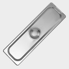 Крышка к гастроёмкости GN 2/4 Hanna Knövell, 53×16.2 см, толщина 0.6 мм, нержавеющая сталь - Фото 2