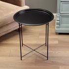 Столик журнальный «Клик Мебель», с подносом, 470×470×510 мм, цвет чёрный - Фото 9