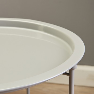 Столик журнальный, поднос серый