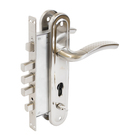 Замок врезной БУЛАТ ЗВ 4-4B.60.80.01.08-L АЛЬФА, без ц/м, матовый никель - Фото 1