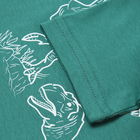 Комплект для мальчика "Динозавры" (футболка/шорты), цвет темно-зелёный/синий, рост 104-110 см - Фото 3