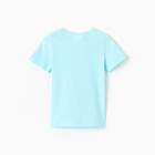 Футболка для мальчика "Киты", цвет голубой, рост 116-122 см - фото 24721004