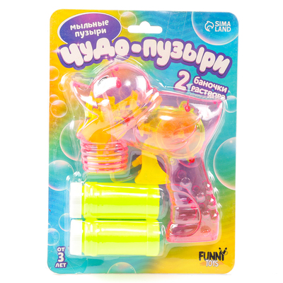 УЦЕНКА Генератор мыльных пузырей «Утка», прозрачный, МИКС
