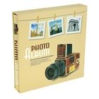 Фотоальбом мангинтый на 40 листов "Старинный фотоаппарат" в коробке, МИКС 33,5х35х6 см - Фото 2