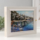 Ключница "Яхта у причала" 24х29 см - фото 25397786