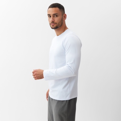 Лонгслив мужской MINAKU: Basic line MAN, белый, размер 44