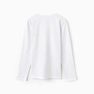 Лонгслив мужской MINAKU: Basic line MAN, белый, размер 44