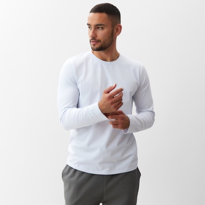 Лонгслив мужской MINAKU: Basic line MAN, размер 54, белый