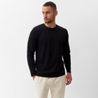 Лонгслив мужской MINAKU: Basic line MAN, размер 46, чёрный - Фото 1