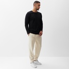 Лонгслив мужской MINAKU: Basic line MAN, размер 46, чёрный - Фото 5