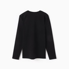 Лонгслив мужской MINAKU: Basic line MAN, размер 46, чёрный - Фото 9