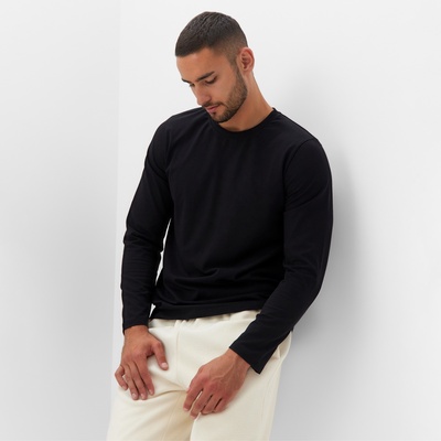 Лонгслив мужской MINAKU: Basic line MAN, размер 54, чёрный