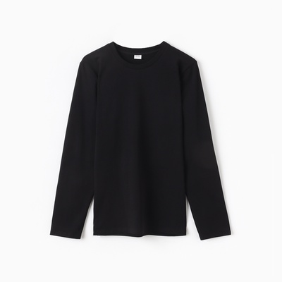 Лонгслив мужской MINAKU: Basic line MAN, размер 54, чёрный