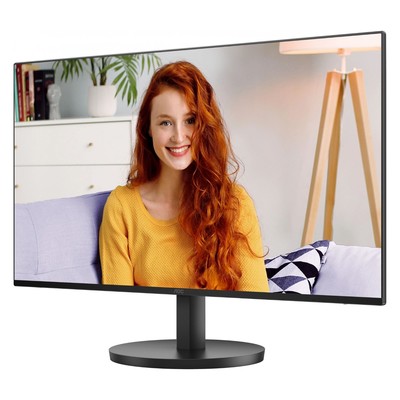 Монитор AOC Basic-Line 24B3HA2, 23.8", IPS LED, 1 мс, 16:9, DVI/HDMI, матовый экран, 250 кд/м², 178°/178°, чёрный