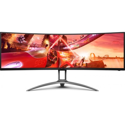 Монитор AOC 48.8" AG493UCX2 черный VA LED 1ms 32:9 HDMI M/M матовая HAS Piv 400cd 178гр/178   106690