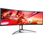 Монитор AOC 48.8" AG493UCX2 черный VA LED 1ms 32:9 HDMI M/M матовая HAS Piv 400cd 178гр/178   106690 - Фото 2