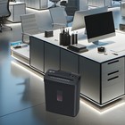 Шредер Cactus CS-SH-A3, P-4, перекрёстная резка, 6 листов, 13 л, уничтожает скобы и пластиковые карты - Фото 6