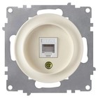 Розетка компьютерная 1-м СП Florence RJ45 кат.5E механизм беж. (1E20701301) OneKeyElectro 2172793 - фото 4391009