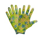 Перчатки садовые, нейлоновые, с нитриловым полуобливом, размер 10, цвет МИКС, Greengo - Фото 2
