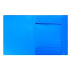 Папка-короб на резинке А4, 500 мкм, Calligrata, корешок 25 мм, до 230 листов, тиснение «песок», синяя - Фото 13