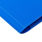 Папка-короб на резинке А4, 500 мкм, Calligrata, корешок 25 мм, до 230 листов, тиснение «песок», синяя - Фото 9