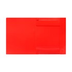 Папка-короб на резинке А4, 500 мкм, Calligrata, корешок 25 мм, до 230 листов, тиснение «песок», красная - Фото 8