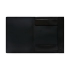 Папка-короб на резинке А4, 500 мкм, Calligrata, корешок 25 мм, до 230 листов, тиснение «песок», черная - Фото 8