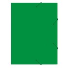 Папка-короб на резинке А4, 500мкм, Calligrata, корешок 25 мм, до 230 листов, тиснение "песок", зеленая - Фото 1