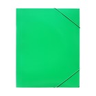 Папка-короб на резинке А4, 500мкм, Calligrata, корешок 25 мм, до 230 листов, тиснение "песок", зеленая - Фото 11