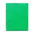 Папка-короб на резинке А4, 500мкм, Calligrata, корешок 25 мм, до 230 листов, тиснение "песок", зеленая - Фото 12