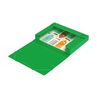 Папка-короб на резинке А4, 500мкм, Calligrata, корешок 25 мм, до 230 листов, тиснение "песок", зеленая - Фото 5